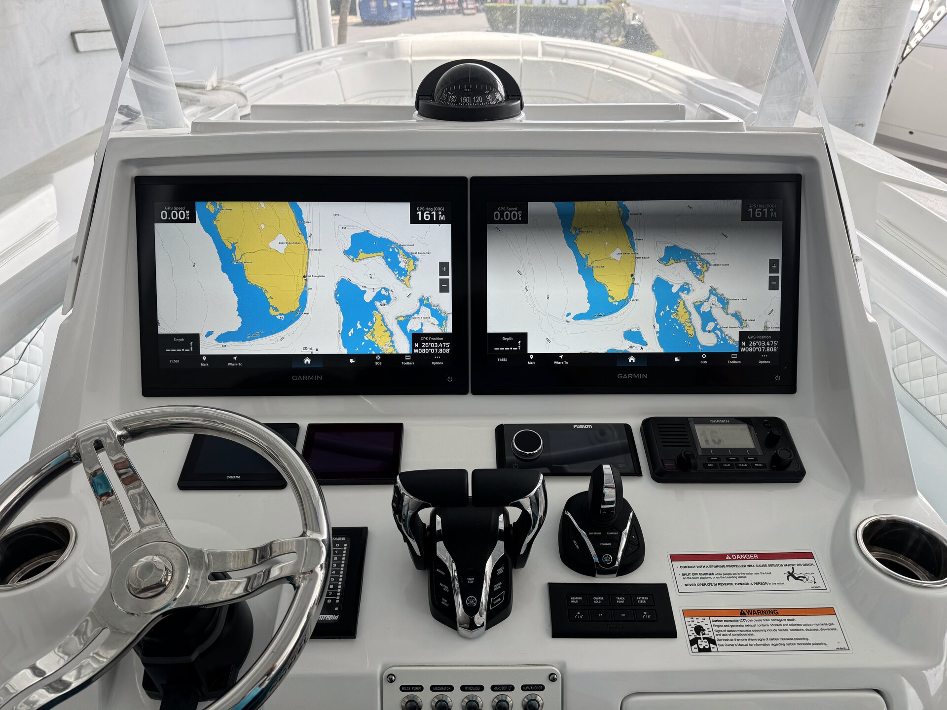 Dual Garmin with Fusion finished