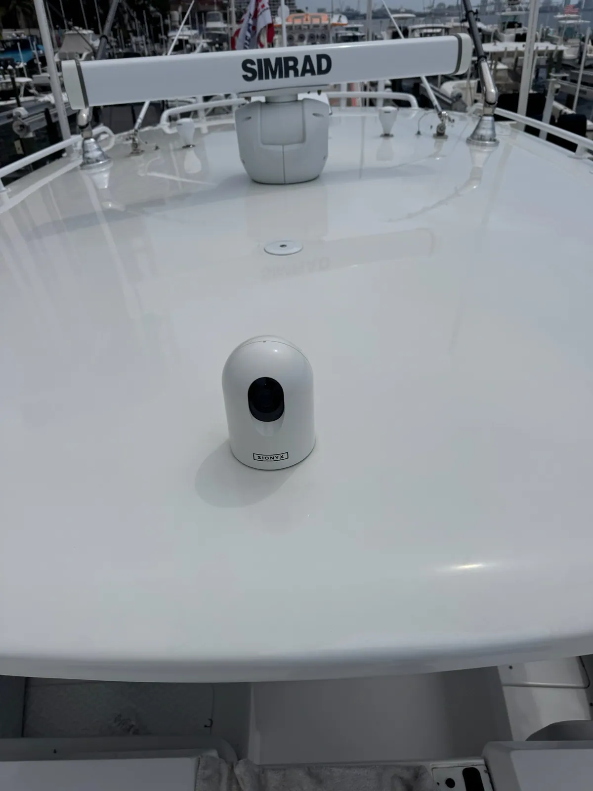 Radar and camera dome on a hardtop