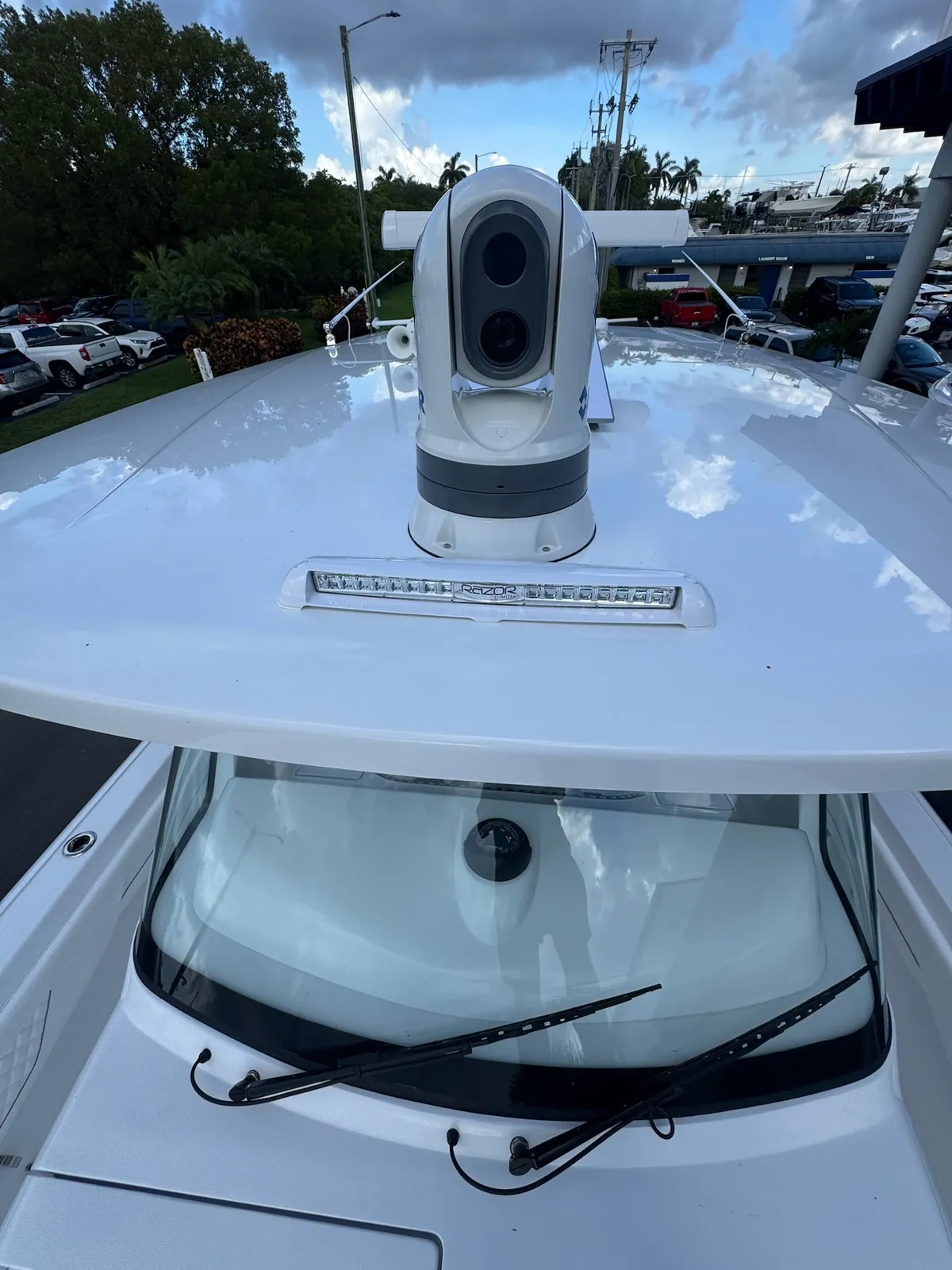 FLIR thermal camera on a hardtop